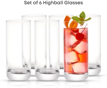 JoyJolt Faye 13oz Highball Glasses
