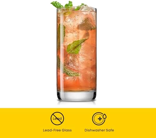 JoyJolt Faye 13oz Highball Glasses