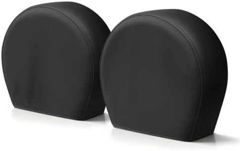 Explore Land Tire Covers 2 Pack Fit Tire Diameters 26-28.75 inch, Black