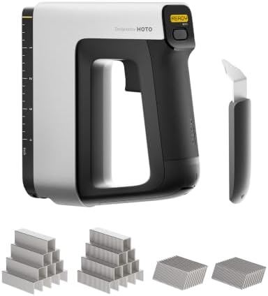 HOTO Pulse 4-in-1 Cordless Staple Gun, Nail Gun, 1200 Fasteners