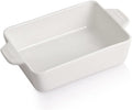 Sweejar Ceramic Baking Dish, Rectangular Small Baking Pan with Double Handles