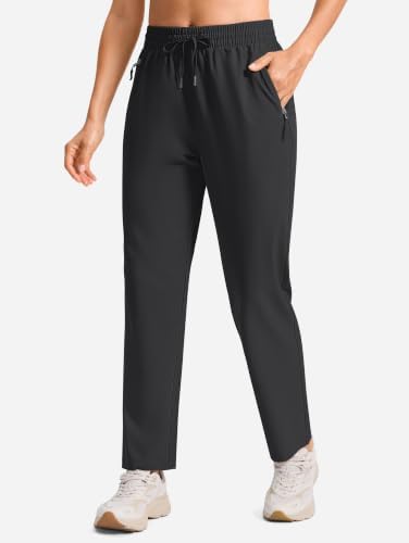 Pudolla Women's Lightweight Hiking Pants Quick-Dry Breathable Outdoor Travel Sweatpants