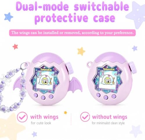 Protective Case for Tamagotchi Paradise, Hard PC Cover with Lanyard
