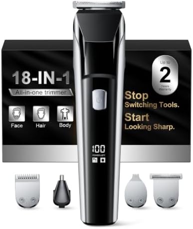YGZ Beard Trimmer for Men, Electric Razor Hair Clippers for Men, Gifts