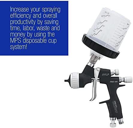 Master Paint System MPS Disposable Paint Spray Gun Cup Liners & Lid System