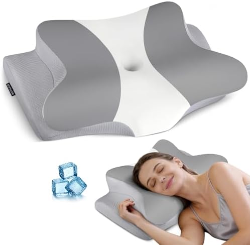 Cervical Pillow for Neck Pain Relief, Ergonomic Neck Pillow for Sleeping