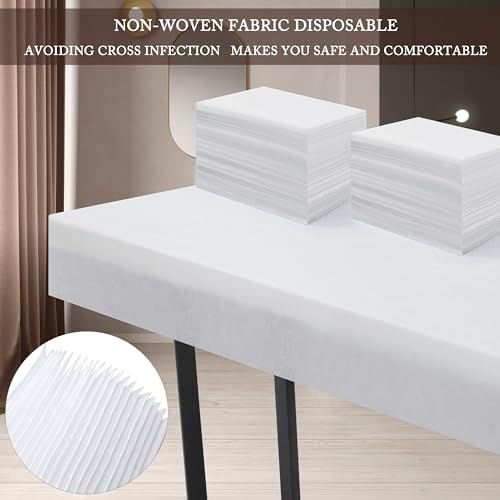 Disposable Bed Sheets 100 Pcs 31" x 71" Massage Table Sheets Non Woven Fabric SPA Bed