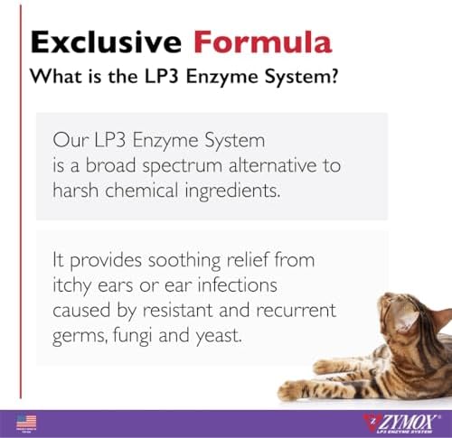 Zymox Otic Enzymatic Solution for Dogs and Cats to Soothe Ear Infections with 1%