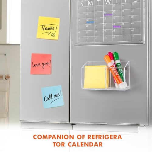 Magnetic Dry Erase Marker Holder for Whiteboard & Refrigerator