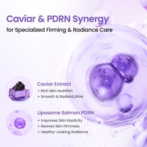 BIODANCE Caviar PDRN Serum, Hydrating & Nourishing Facial Serum, 0.50 fl oz