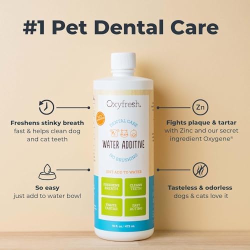 Oxyfresh Premium Pet Dental Care Solution Pet Water Additive: Best Way to Eliminate Bad