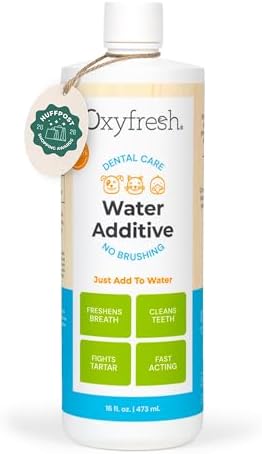Oxyfresh Premium Pet Dental Care Solution Pet Water Additive: Best Way to Eliminate Bad