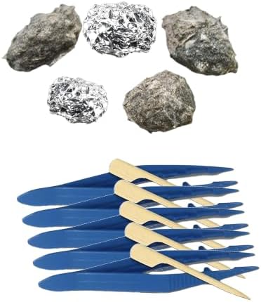 Premium Barn Owl Pellets, Small: 1.25"-1.5" (Pack of 5) - Free Bone ID Chart, 5 Forceps