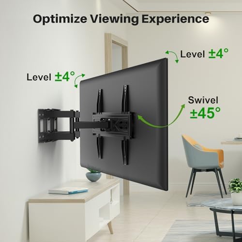 USX MOUNT Full Motion TV Wall Mount for Most 32-70 inch TVs up to 99 lbs