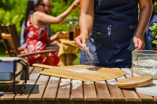 Ooni 16” Bamboo Pizza Peel – Wooden 16 Inch Serving Board, Pizza Spatula Paddle