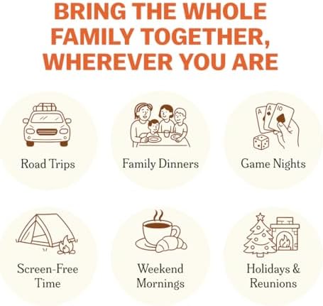 TALES 150 Conversation Cards, Family Edition, Create Meaningful Connections
