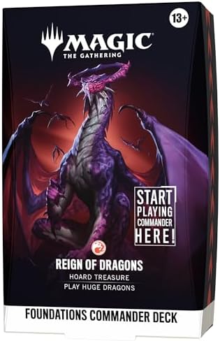 Magic: The Gathering Foundations Commander Deck - Reign of Dragons