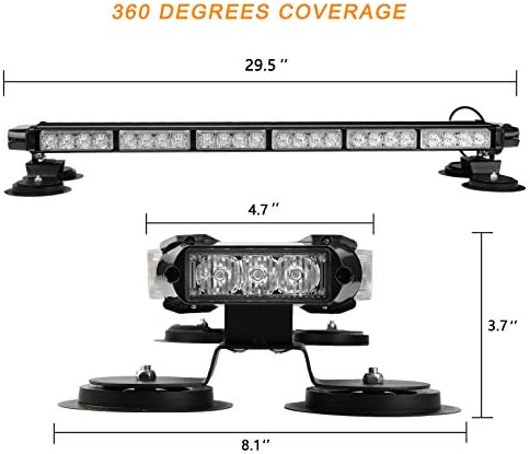 ASPL 29.5" 54 LED Rooftop Strobe Light Bar