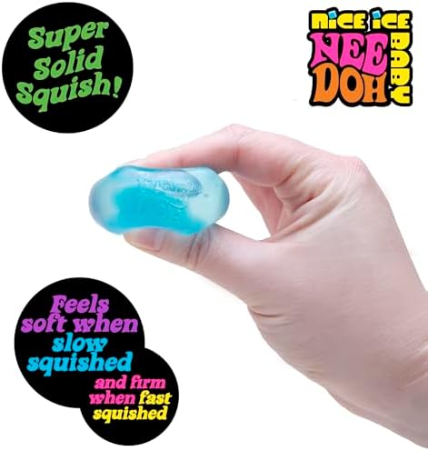 Schylling NeeDoh Teenie 10-Pack - Variety of Mini Squish Toys