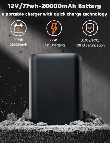Heated Jacket for Women with 20000mAh Battery Pack