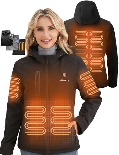Heated Jacket for Women with 20000mAh Battery Pack