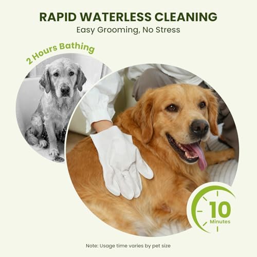 36ct Pet Glove Wipes for Dogs, Cats & Small Animals, Coconut Scent
