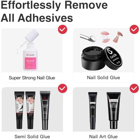Curvlife 20ml Pinpoint Nail Glue Remover for Press on