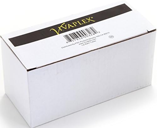 Vivaplex 50, Clear, Empty, 5.5 ml Lip Balm Tubes with White Caps (Pack of 2)