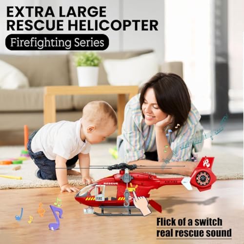 Kids Toys for 3 4 5 6 7 Years Old Boys, Large Helicopter Toy