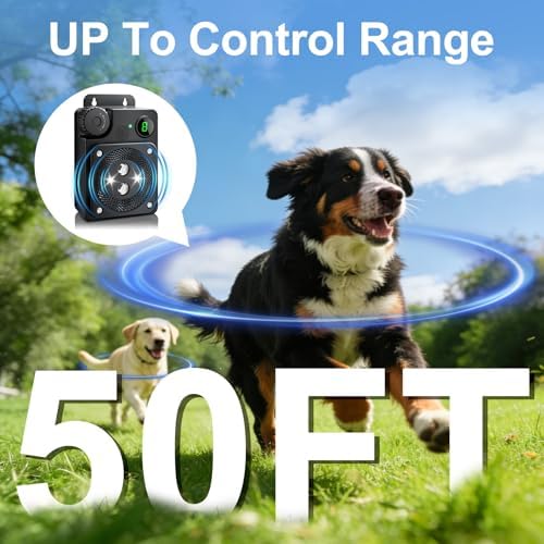 FORNIHE Dog Bark Deterrent Devices, Anti Barking Device for Dogs, 3 Modes.