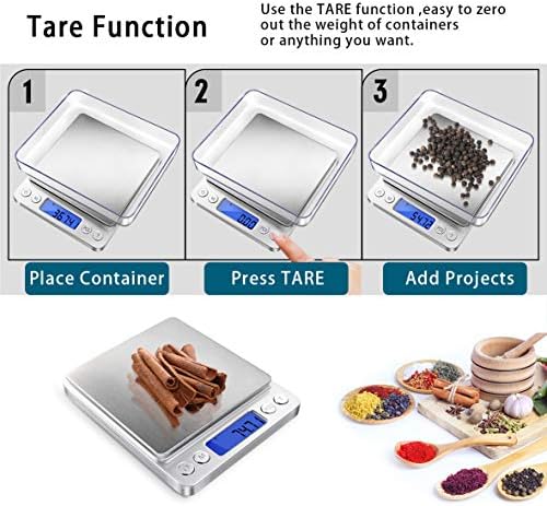 Fuzion Digital Gram Scale .01 Gram Accuracy, 500g Small Jewelry Scale