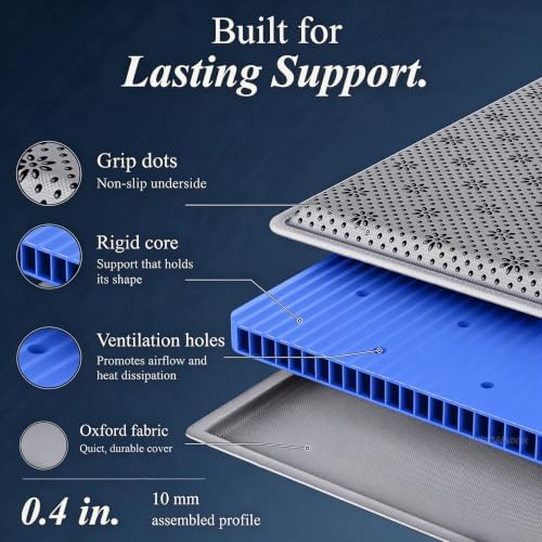 LAVEVE Heavy Duty Bunkie Board Queen Size 60'' x 80'', Anti-Slip Bed Slat