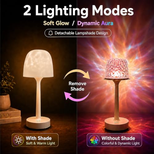 Shower Lamp Waterproof Rechargeable LED Ocean Projector Outdoor Floor Lamps