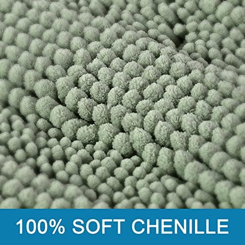 H.VERSAILTEX Sage Bathroom Rugs
