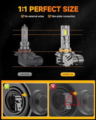 Termitor 𝐋𝐚𝐭𝐞𝐬𝐭-𝐆𝐞𝐧 9005 9006 Light Bulbs Combo, 145000LM 2000% Ultra-Bright 9006 Bulbs