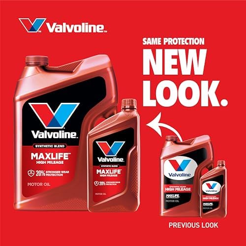 Valvoline MaxLife High Mileage 5W-30 Synthetic Blend Motor Oil 5 Quart