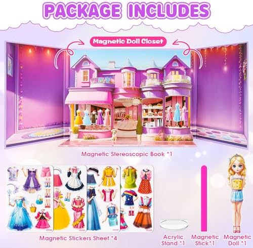 Magnetic Dress Up Dolls for Girls
