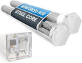 RV Water Heater Anode Rod 2-Pack, Galvanized 9.25”x3/4” NPT