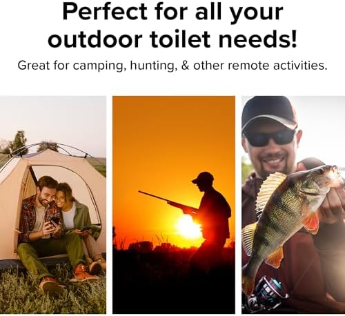 Camco Toilet Waste Bags - Features a Biodegradable Powder & Leak Proof Double Bag Design