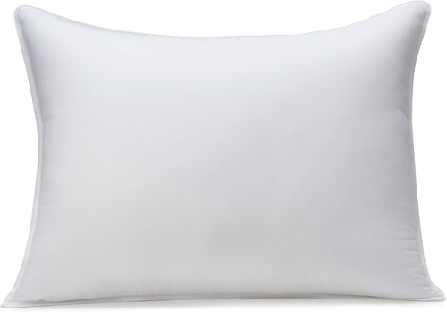 Amazon Basics Down Alternative Pillow for Back Side Sleepers, Medium Density