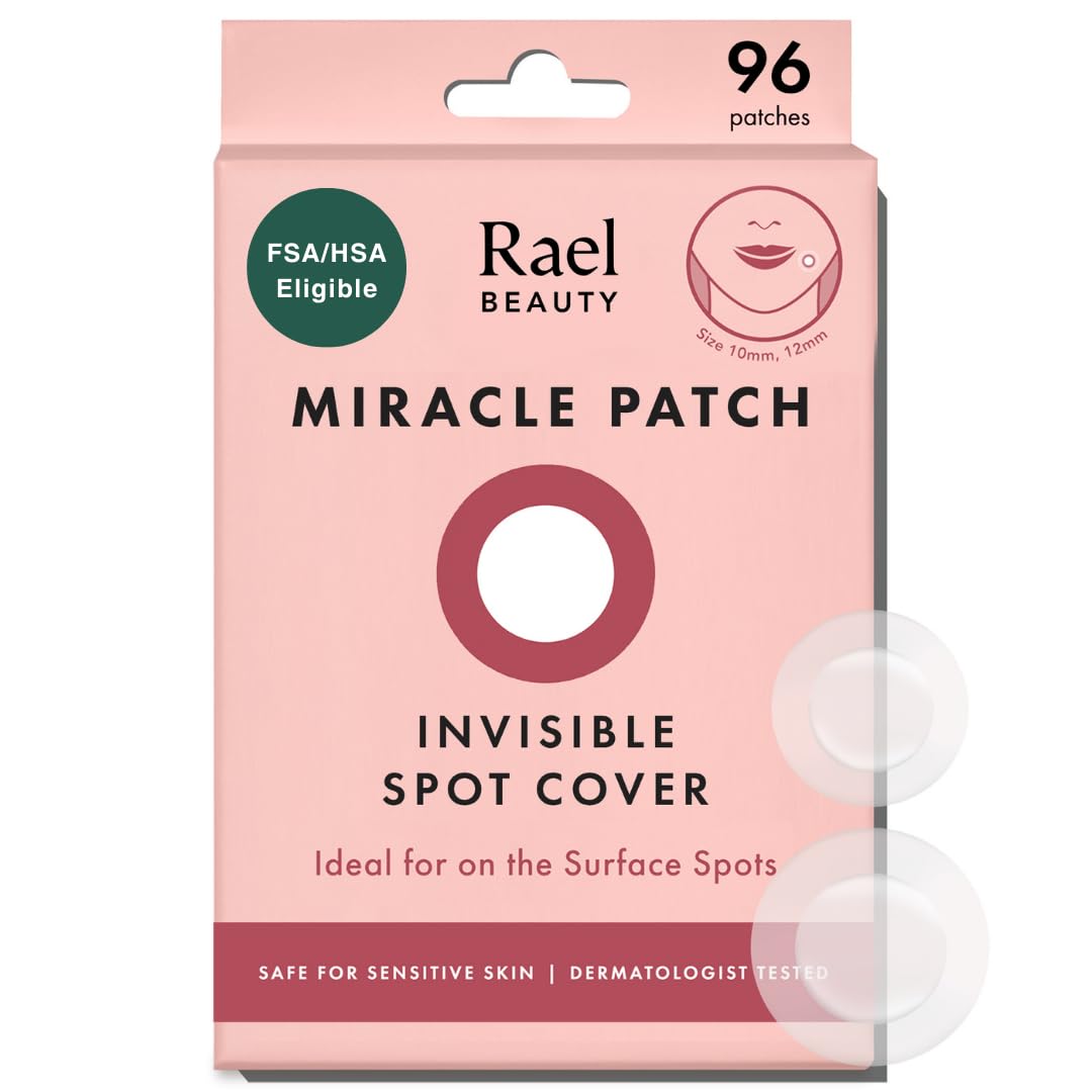 Rael Pimple Patches, Miracle Invisible Spot Cover - Hydrocolloid Acne Pimple