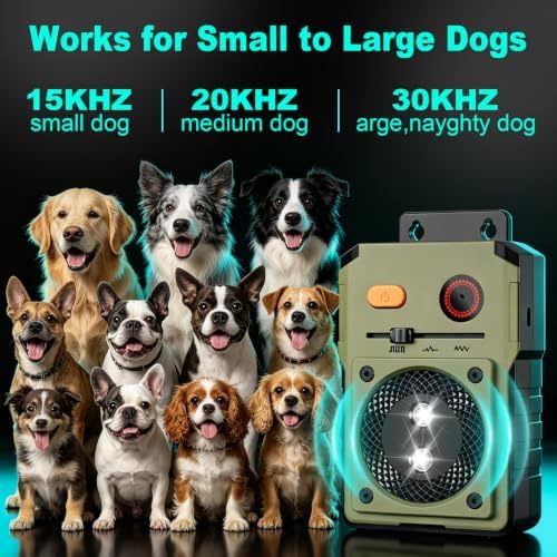 Anti Barking Device for Dogs, 3 Modes Ultrasonic Bark Deterrent