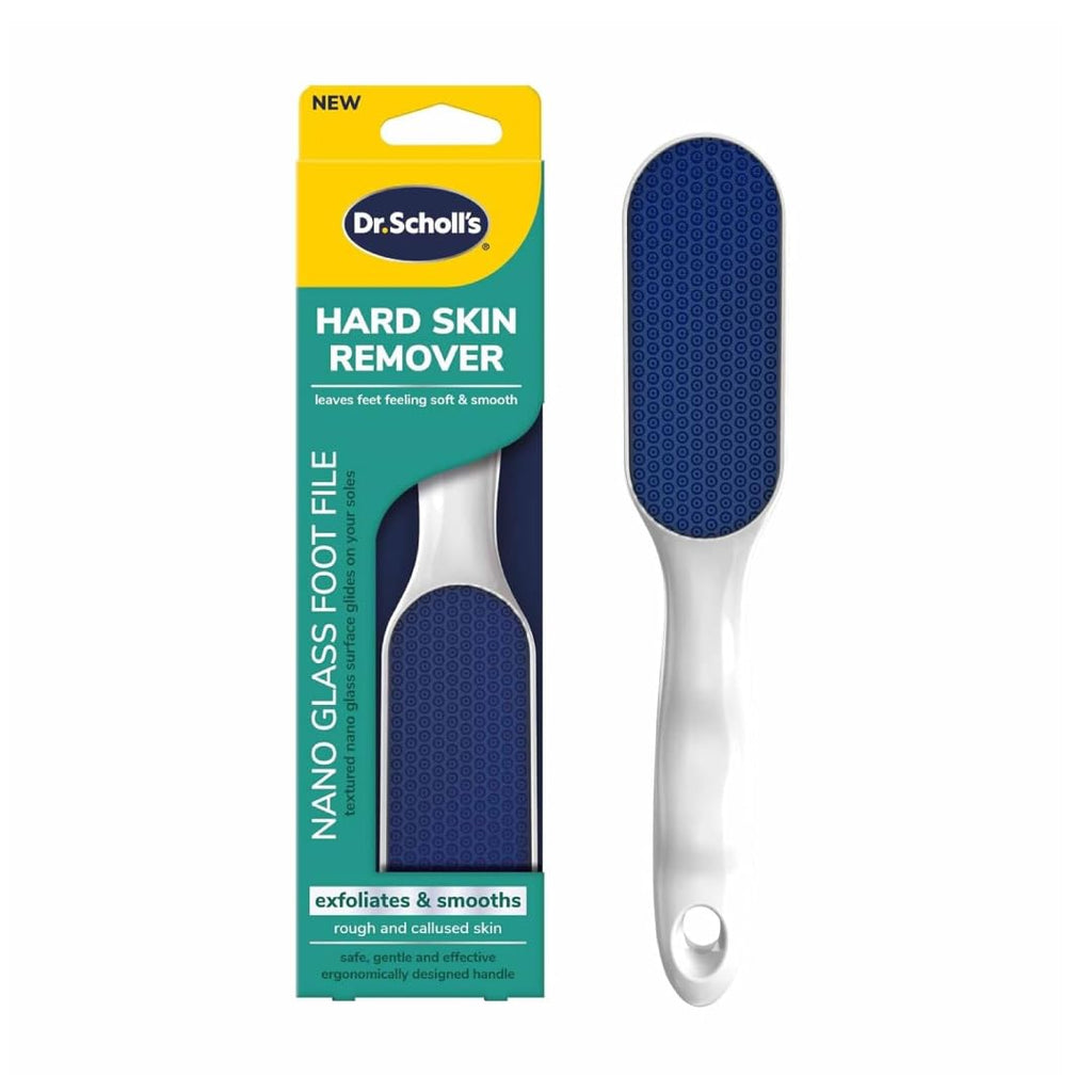 Dr. Scholl's Foot Callus Remover, Nano Glass Foot File, Soft Smooth Feet