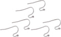 300-Piece Hypoallergenic 316 Stainless Steel French Hook Ball Dot Ear Wires 22x12x2mm