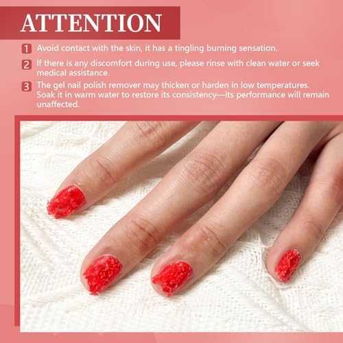 JODSONE 15ML Gel Nail Polish Remover No Need Soaking or Wrapping Gel Remover for Nails
