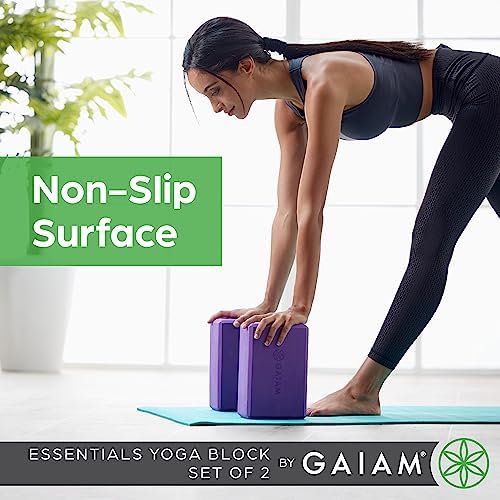Gaiam Yoga Block - Supportive Latex-Free Eva Foam
