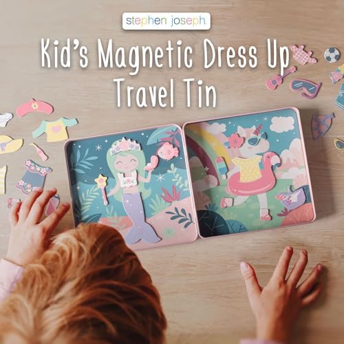 Stephen Joseph Travel TIN Magnetic Dress UP Bunny and CAT
