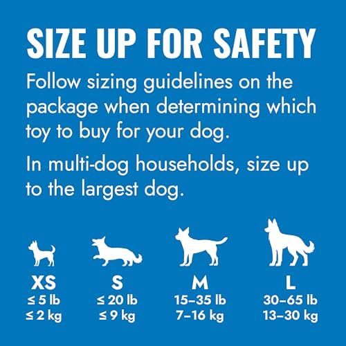 KONG Puppy, Natural Rubber Teething Chew Toy, for Small Puppies, Blue