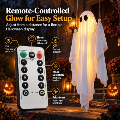 Halloween Hanging Swinging Ghost