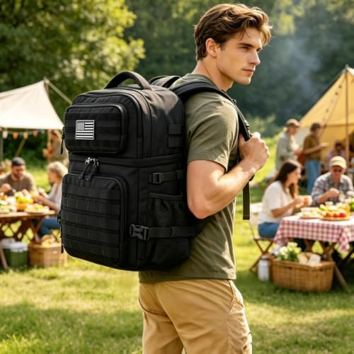 45 Can Tactical Backpack Cooler, Leak Proof, Double Deck